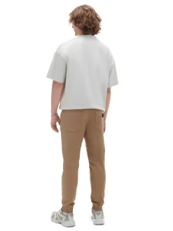Clearance Cropp Beżowe joggery z kieszeniami cargo beżowy