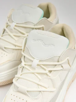 Discount Cropp Beżowe sneakersy beżowy