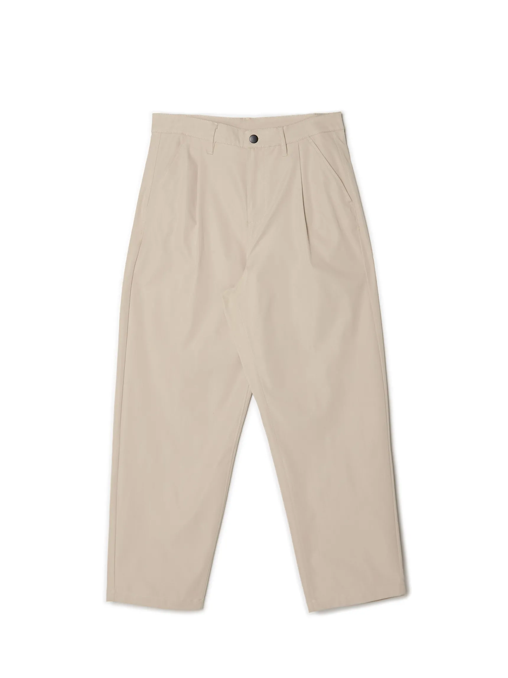 Clearance Cropp Beżowe spodnie loose ADU.LTD beżowy