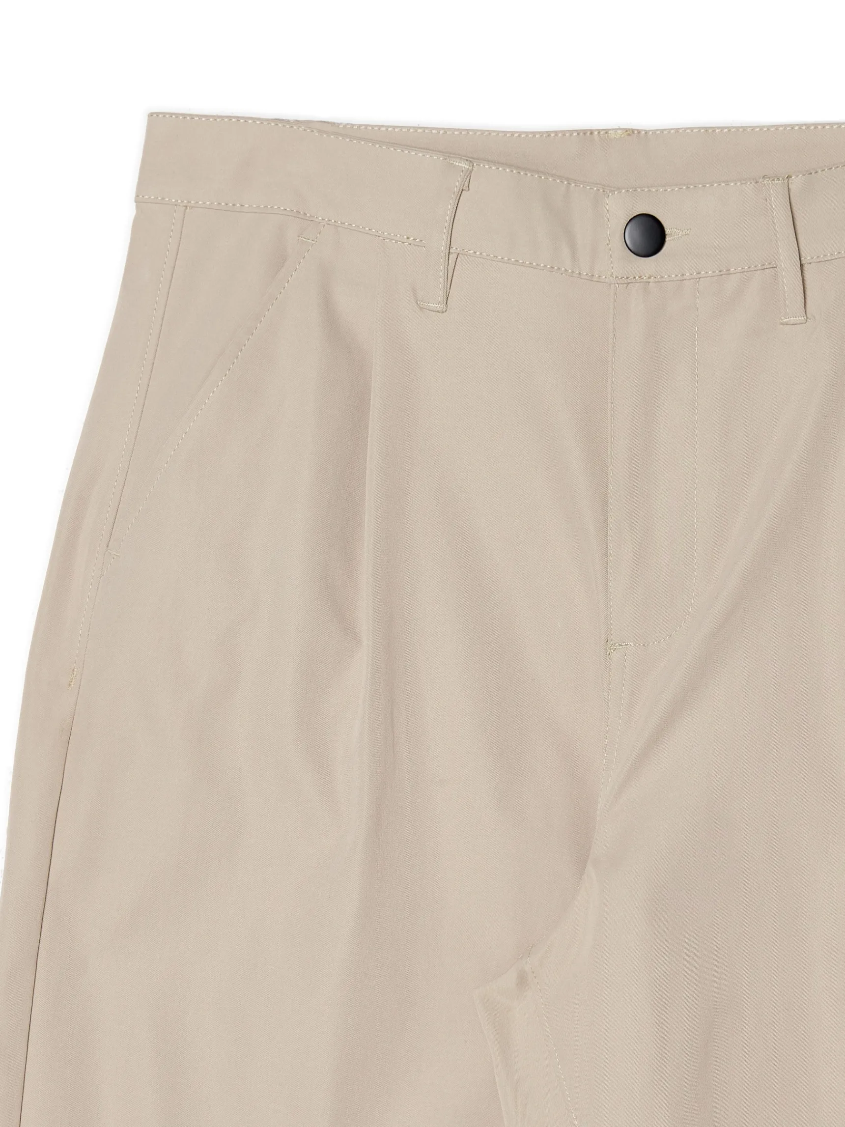 Clearance Cropp Beżowe spodnie loose ADU.LTD beżowy