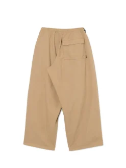 Clearance Cropp Beżowe spodnie parachute beżowy