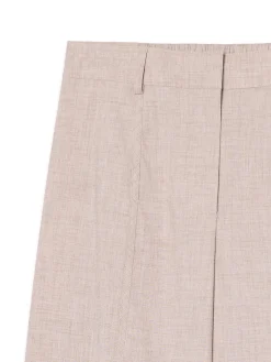 Discount Cropp Beżowe spodnie tailoring beżowy