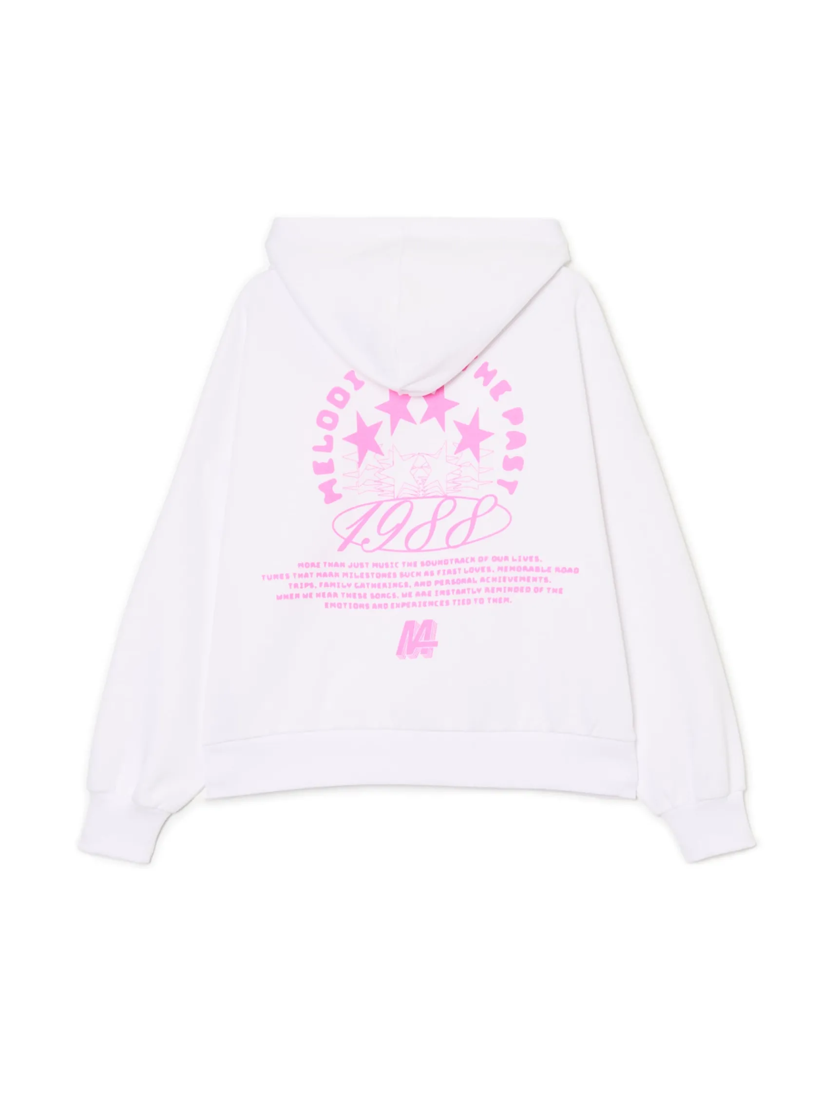 Sale Cropp Biała bluza z napisami biały