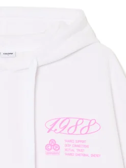 Sale Cropp Biała bluza z napisami biały