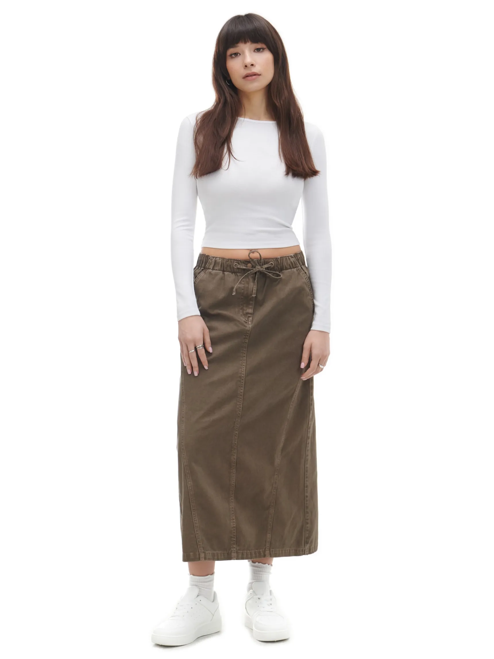 Hot Cropp Biała bluzka basic biały