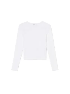Hot Cropp Biała bluzka basic biały