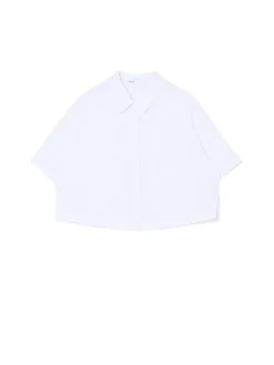 Fashion Cropp Biała koszula w retro stylu biały