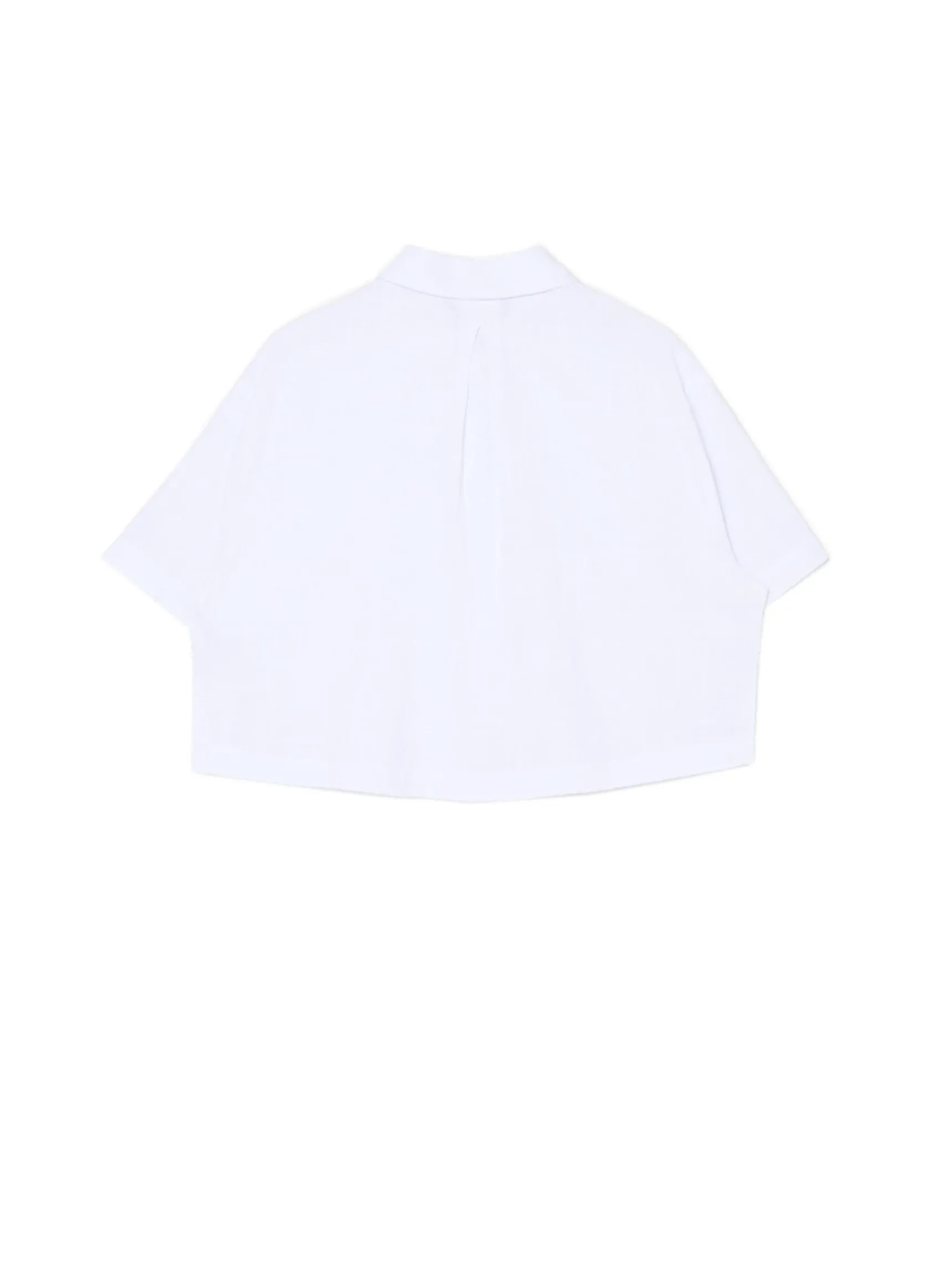 Fashion Cropp Biała koszula w retro stylu biały