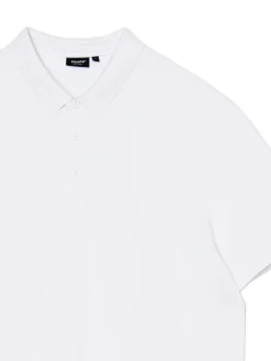 Discount Cropp Biała koszulka polo biały