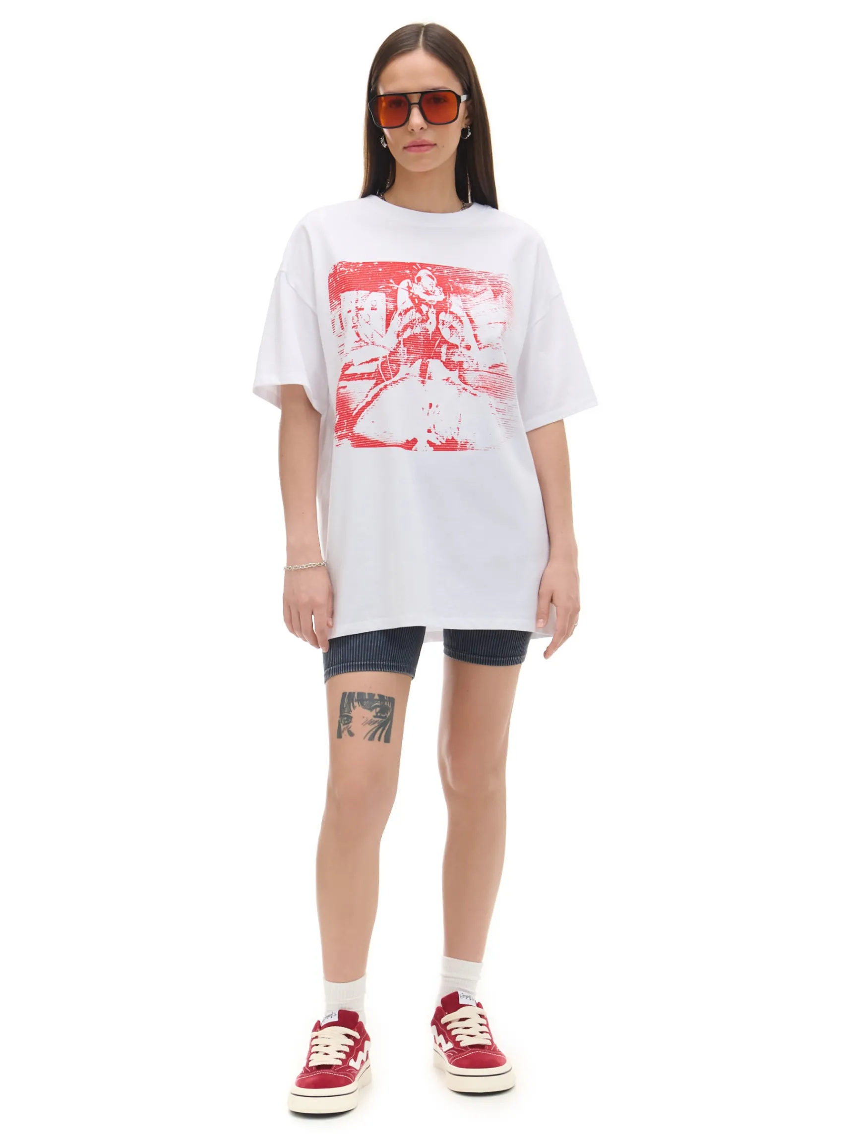 Sale Cropp Biała koszulka Slipknot UNISEX biały