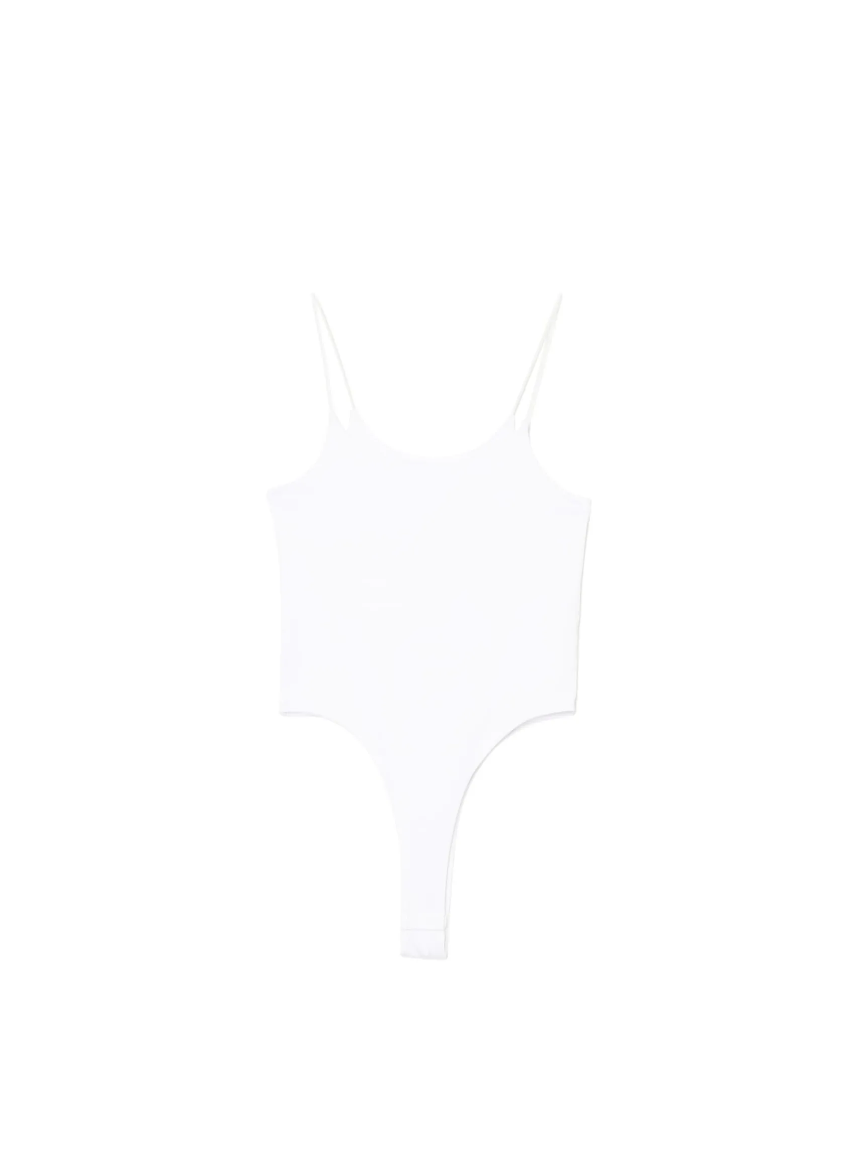 Outlet Cropp Białe body na ramiączkach biały