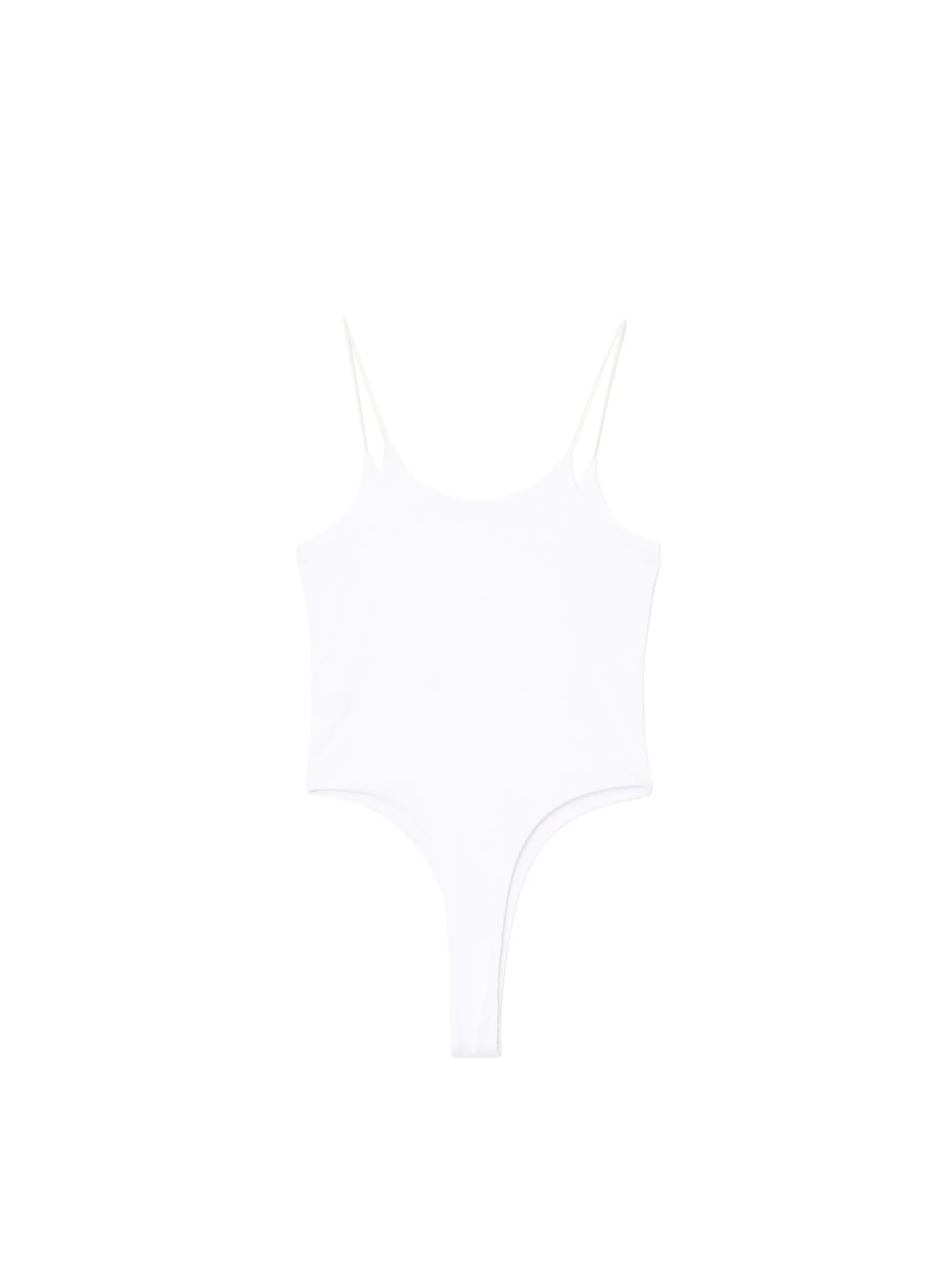 Outlet Cropp Białe body na ramiączkach biały
