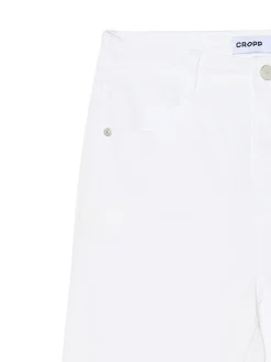 Online Cropp Białe jeansy skinny biały