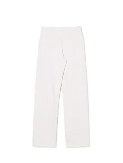 Discount Cropp Białe jeansy straight biały