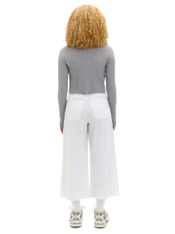 Clearance Cropp Białe kuloty biały