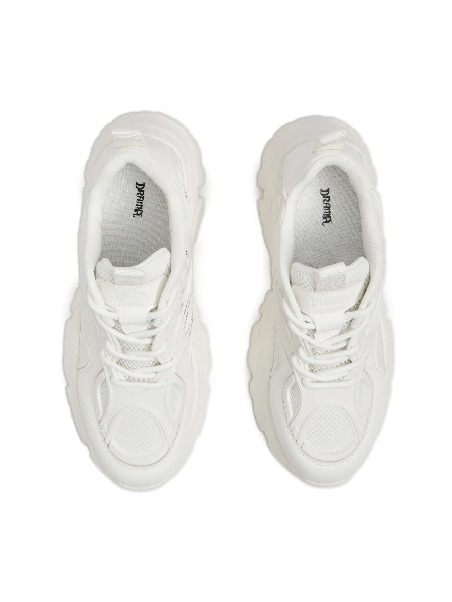 Clearance Cropp Białe sneakersy chunky biały