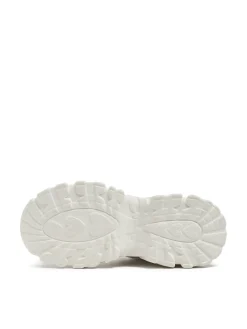 Clearance Cropp Białe sneakersy chunky biały