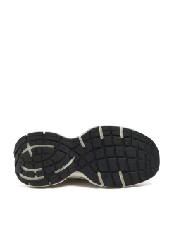 Outlet Cropp Białe sneakersy z elementami reflective wielobarwny