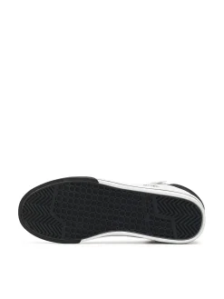 New Cropp Białe sneakersy z komiksowym nadrukiem biały