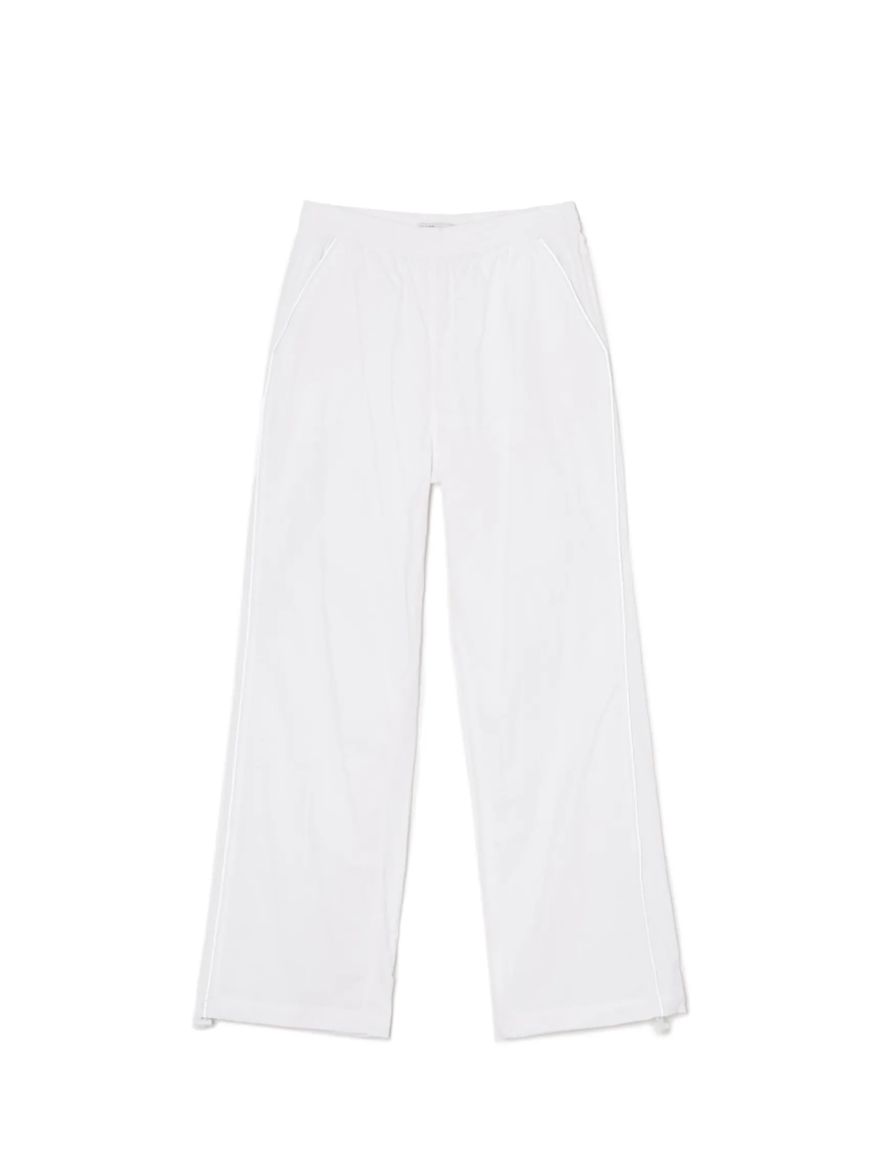 Clearance Cropp Białe spodnie jogger biały