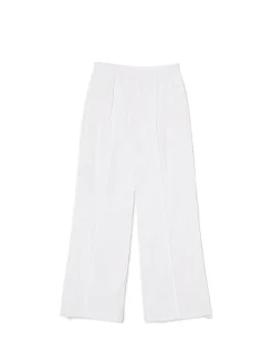 Clearance Cropp Białe spodnie jogger biały