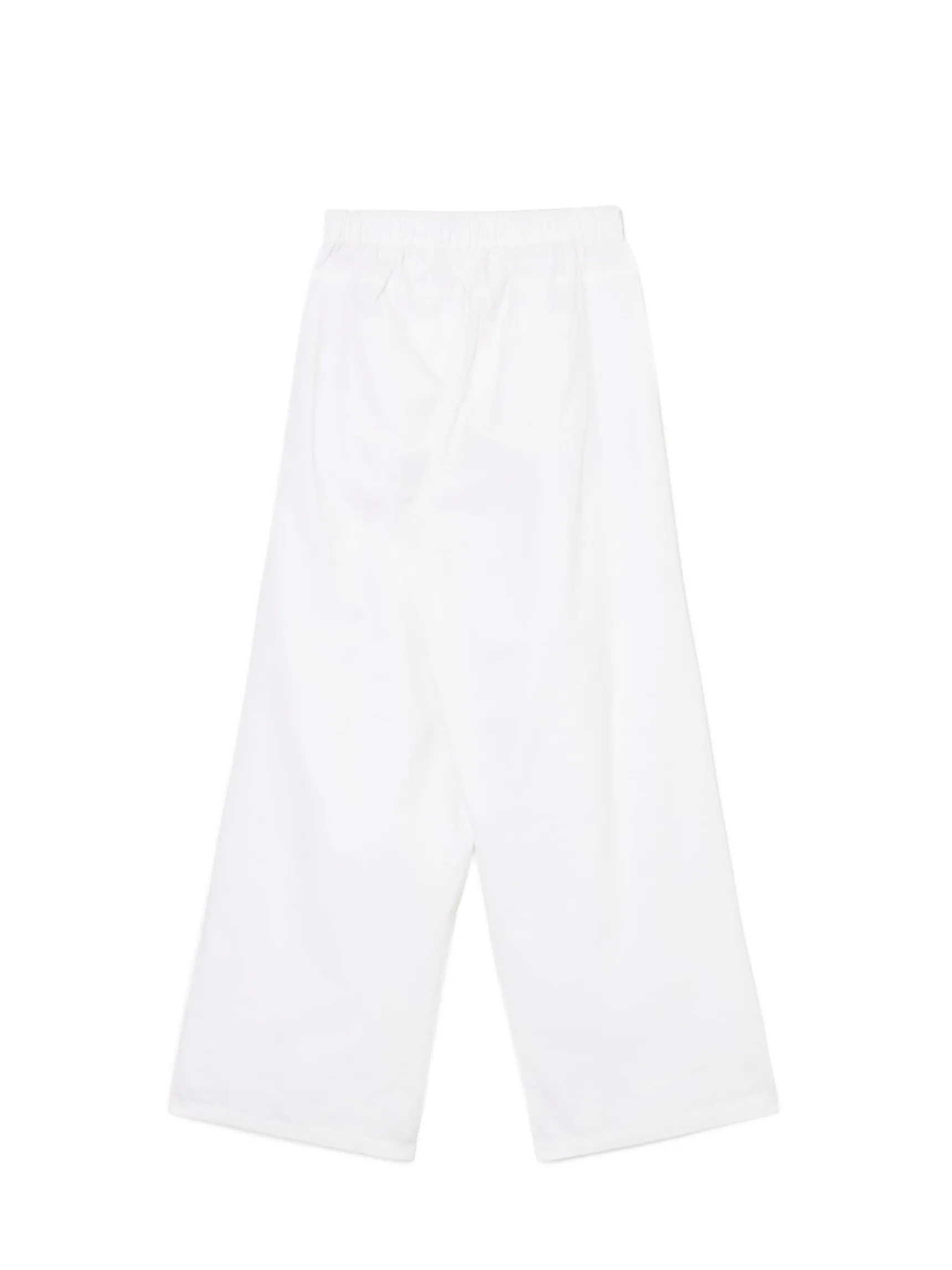Clearance Cropp Białe spodnie wide leg biały