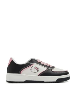 New Cropp Biało-czarne sneakersy Hello Kitty czarny