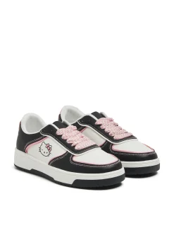New Cropp Biało-czarne sneakersy Hello Kitty czarny