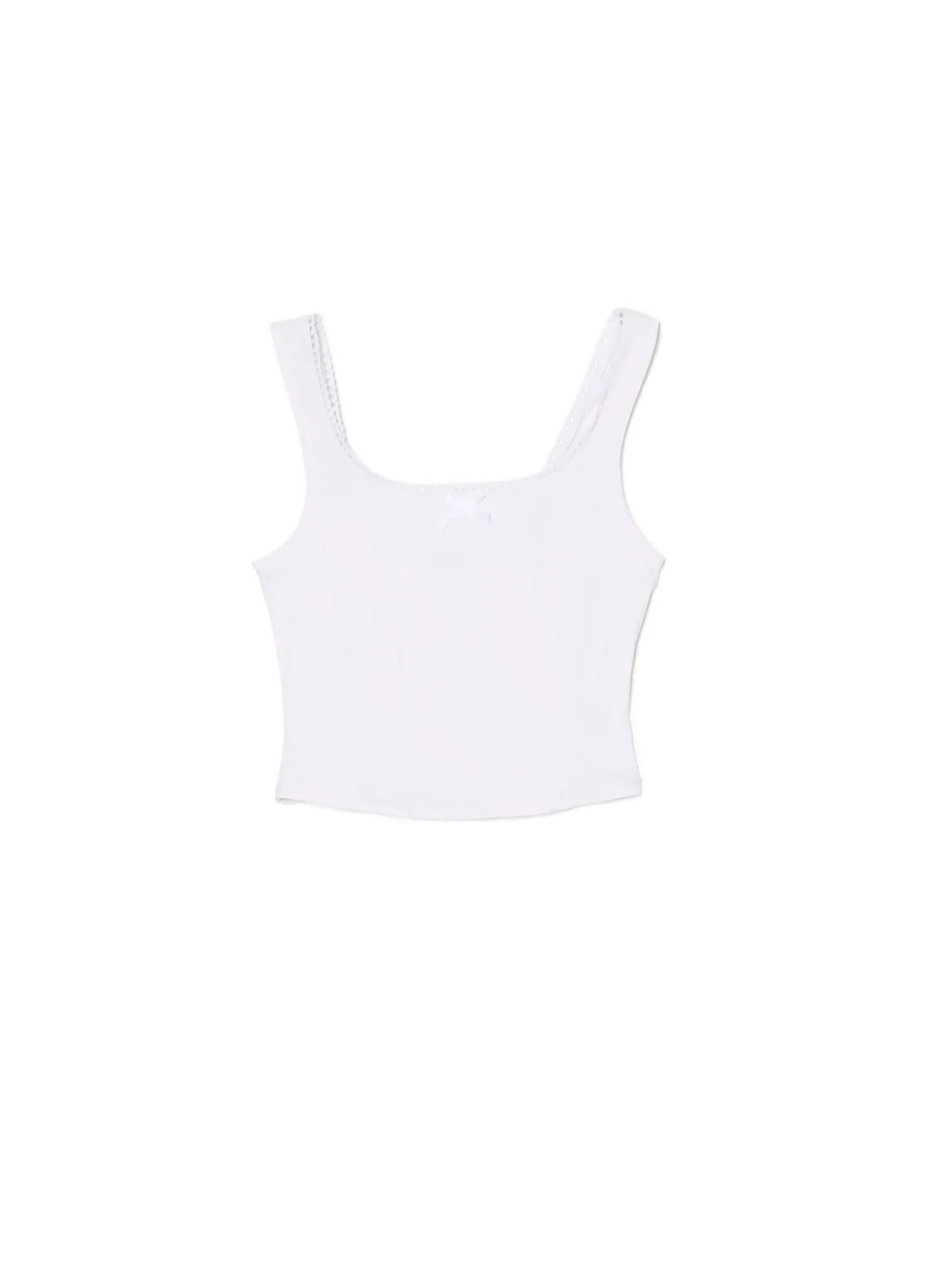 Outlet Cropp top biały