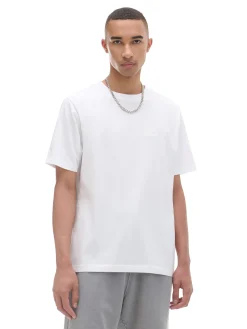 Clearance Cropp T-shirt z haftem biały