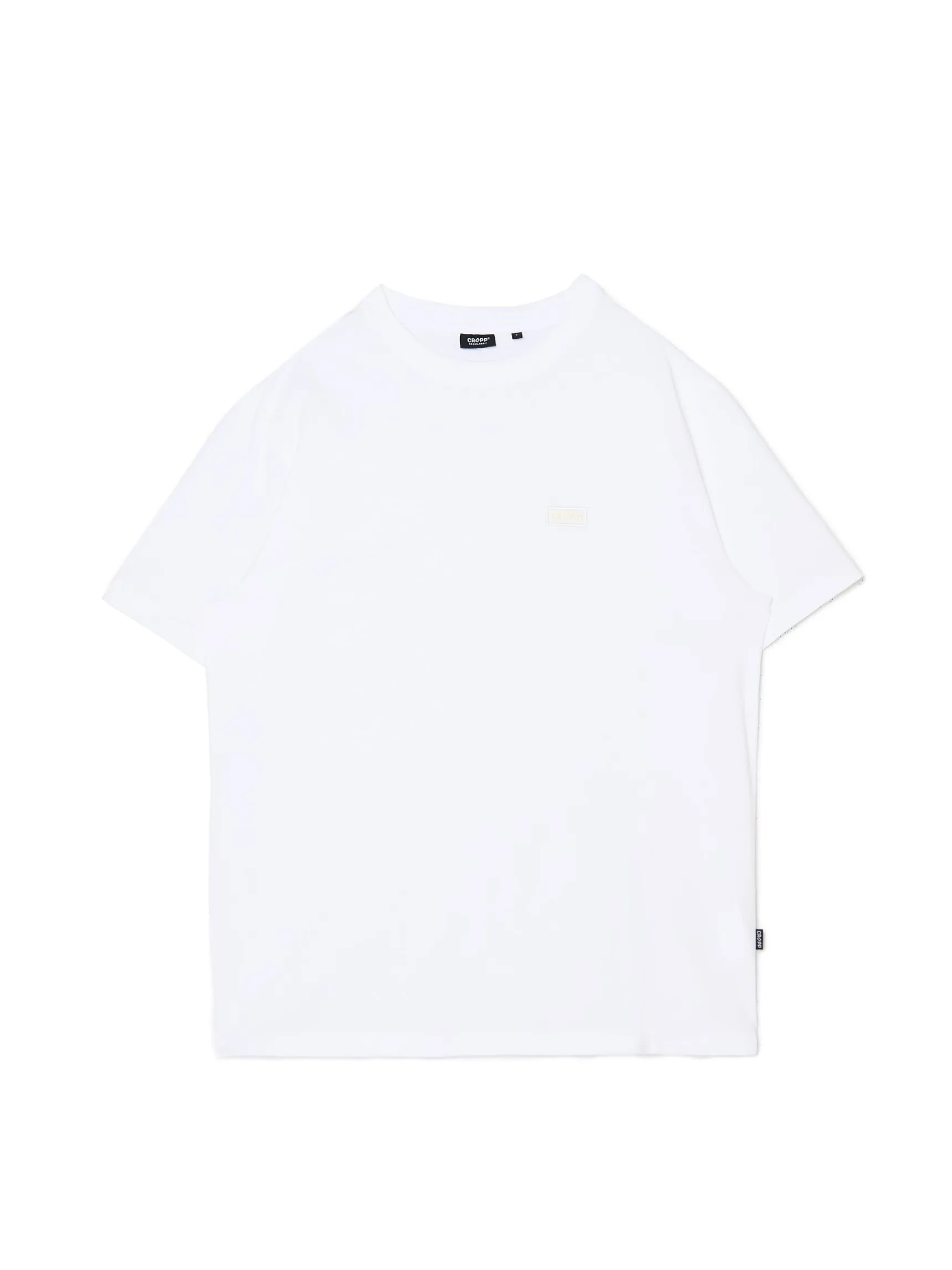 Clearance Cropp T-shirt z haftem biały