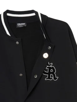 Outlet Cropp Bluza college na zatrzaski czarny