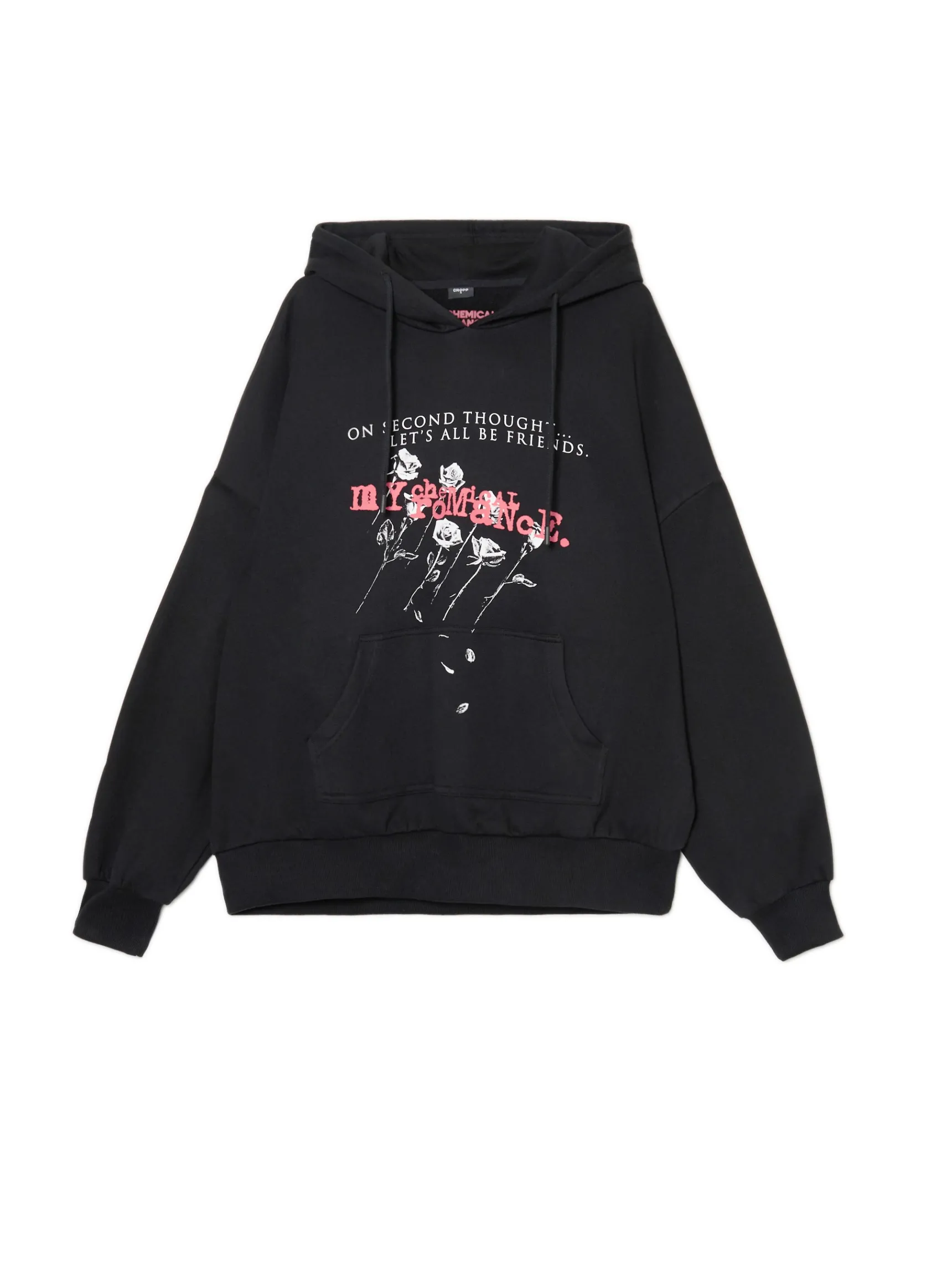 Online Cropp Bluza hoodie My Chemical Romance UNISEX czarny