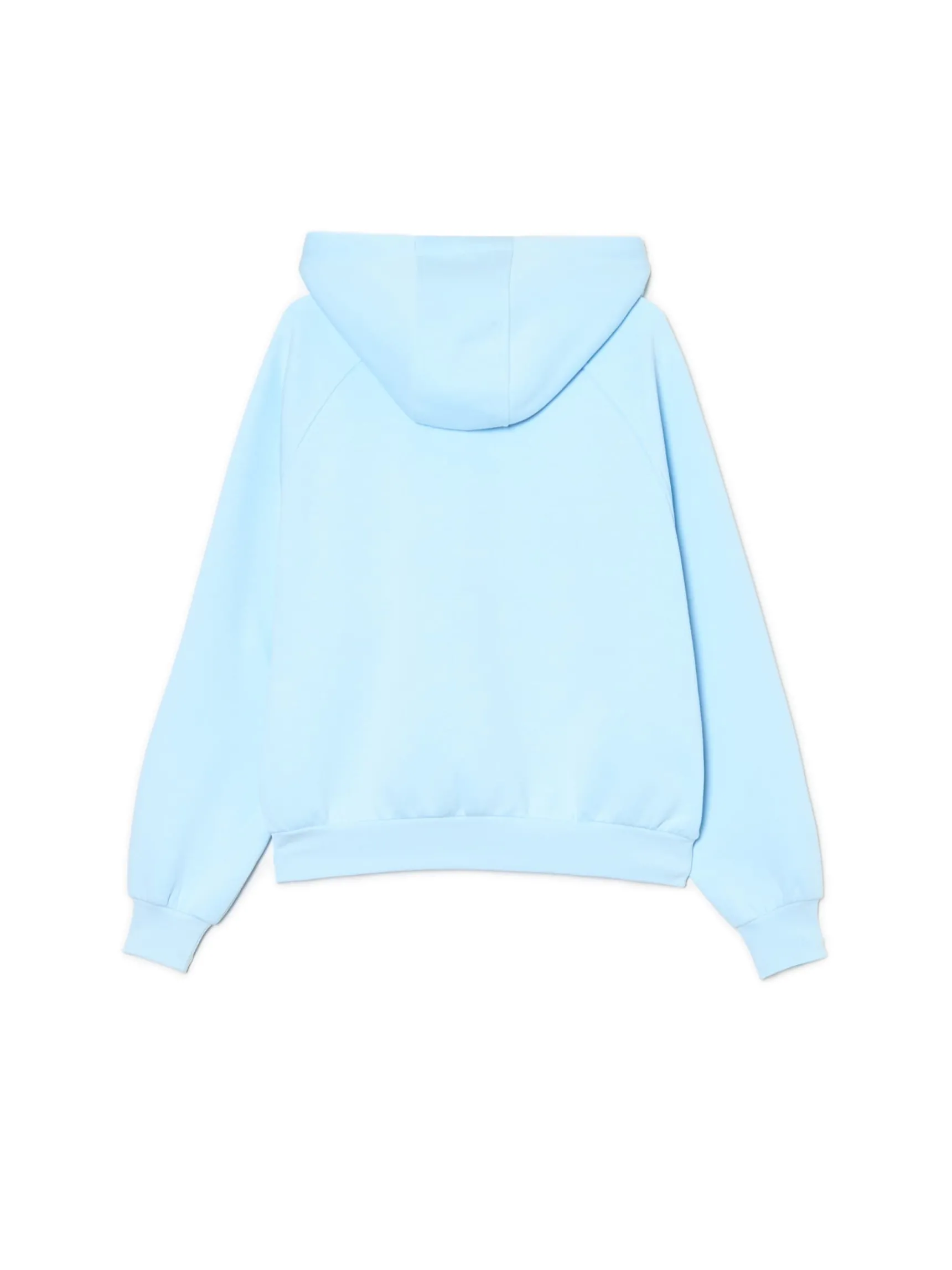 Sale Cropp Bluza hoodie z nadrukiem Cinnamoroll błękitny