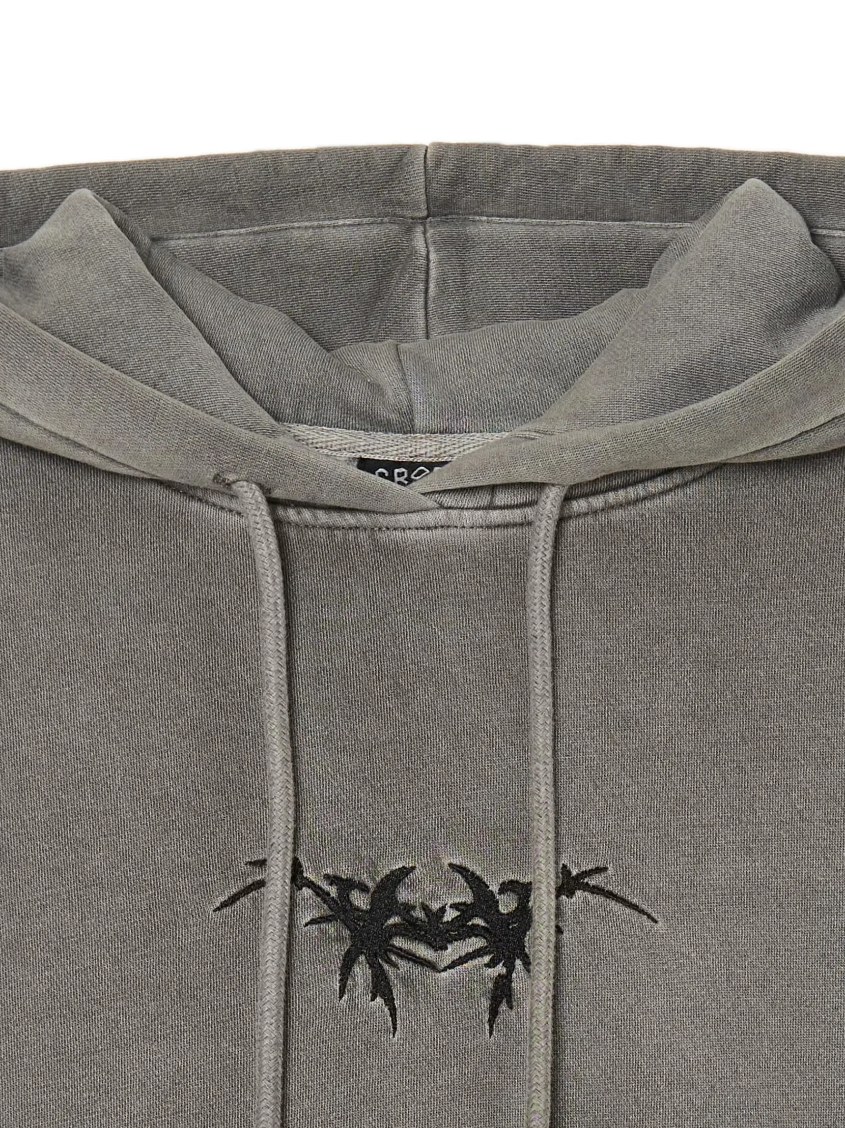 Sale Cropp Bluza hoodie z naszywką UNISEX czarny
