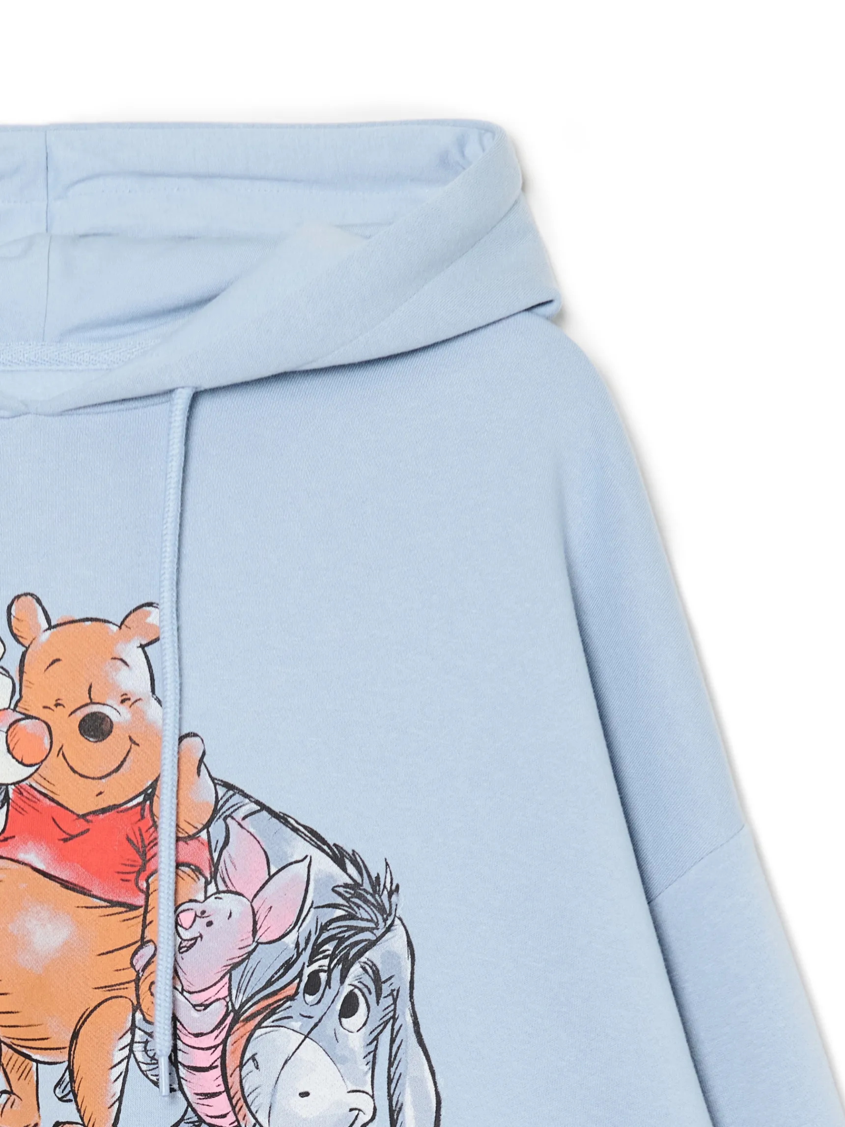 Fashion Cropp Bluza Kubuś Puchatek i Przyjaciele niebieski