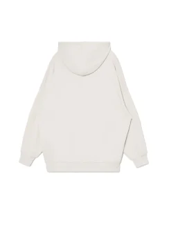 Discount Cropp Bluza oversize z kapturem i nadrukiem jasnyszary