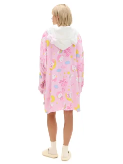Clearance Cropp Bluza typu snuddie z Hello Kitty różowy
