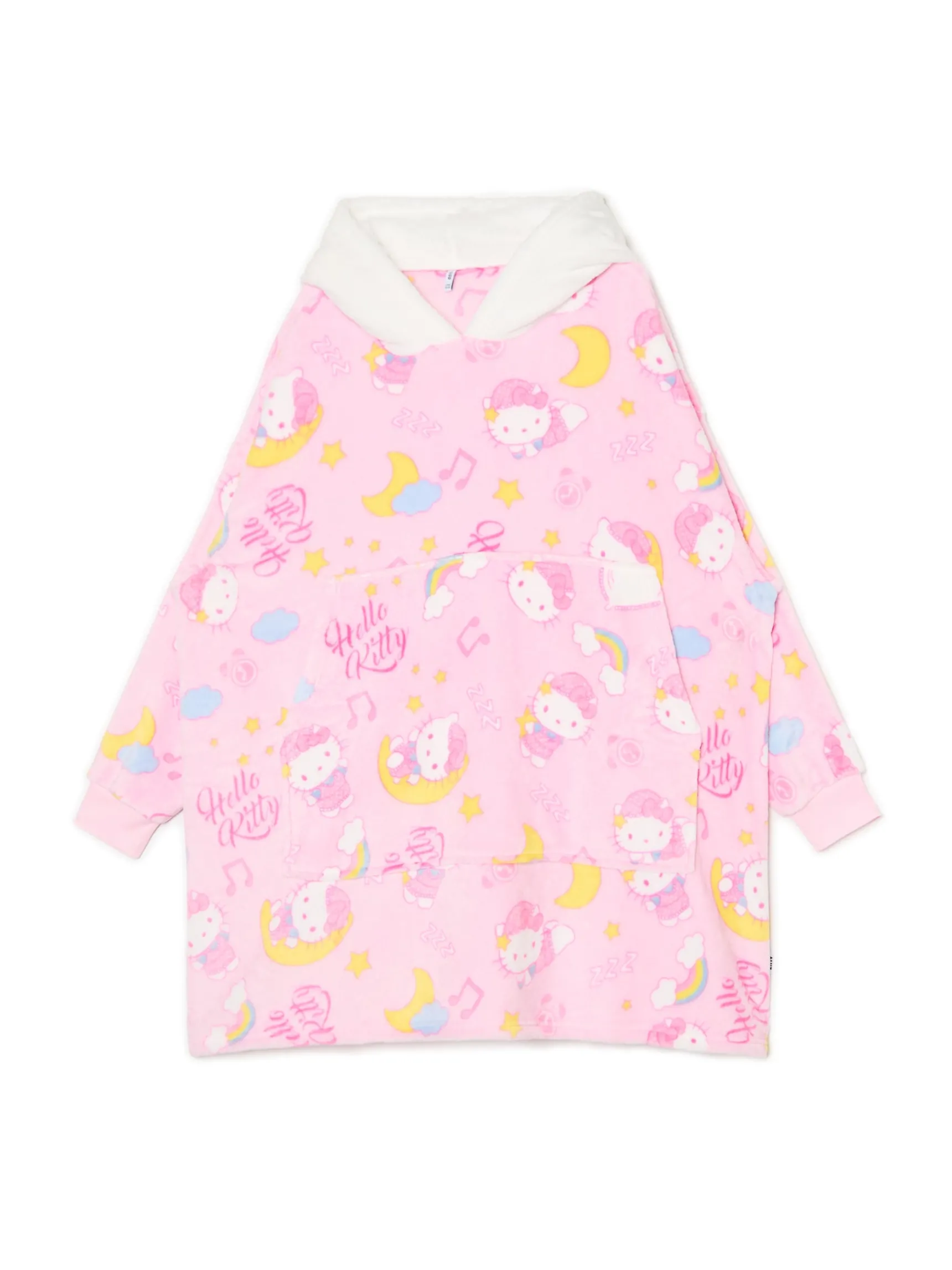 Clearance Cropp Bluza typu snuddie z Hello Kitty różowy
