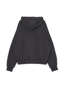 Best Cropp Bluza z kapturem i aplikacją szary