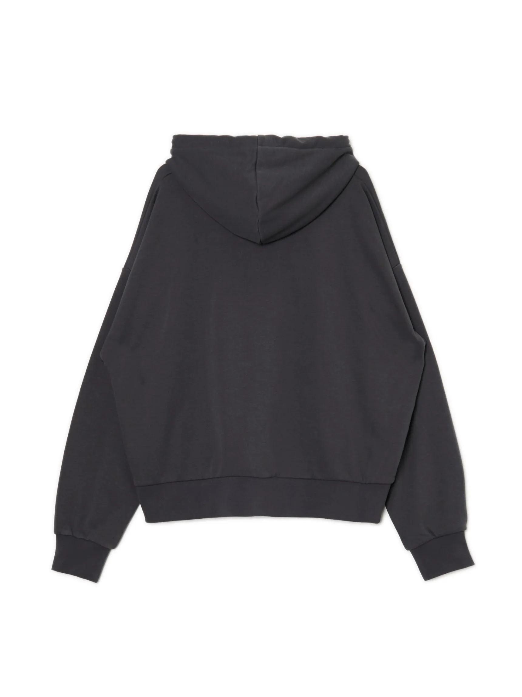 Best Cropp Bluza z kapturem i aplikacją szary