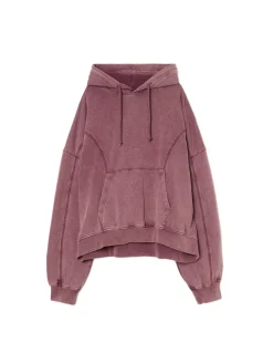 Clearance Cropp Bluza z kapturem i aplikacją UNISEX różowy