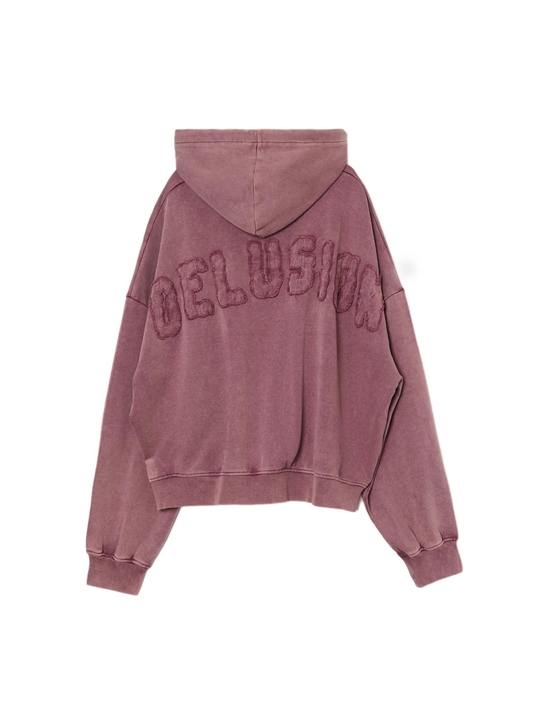 Clearance Cropp Bluza z kapturem i aplikacją UNISEX różowy