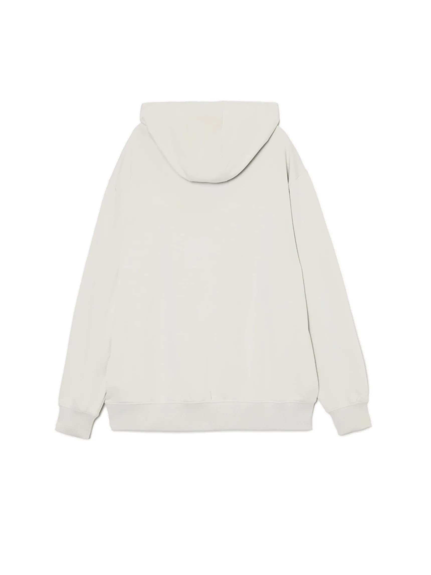 Discount Cropp Bluza z kapturem i nadrukiem Korn jasnyszary