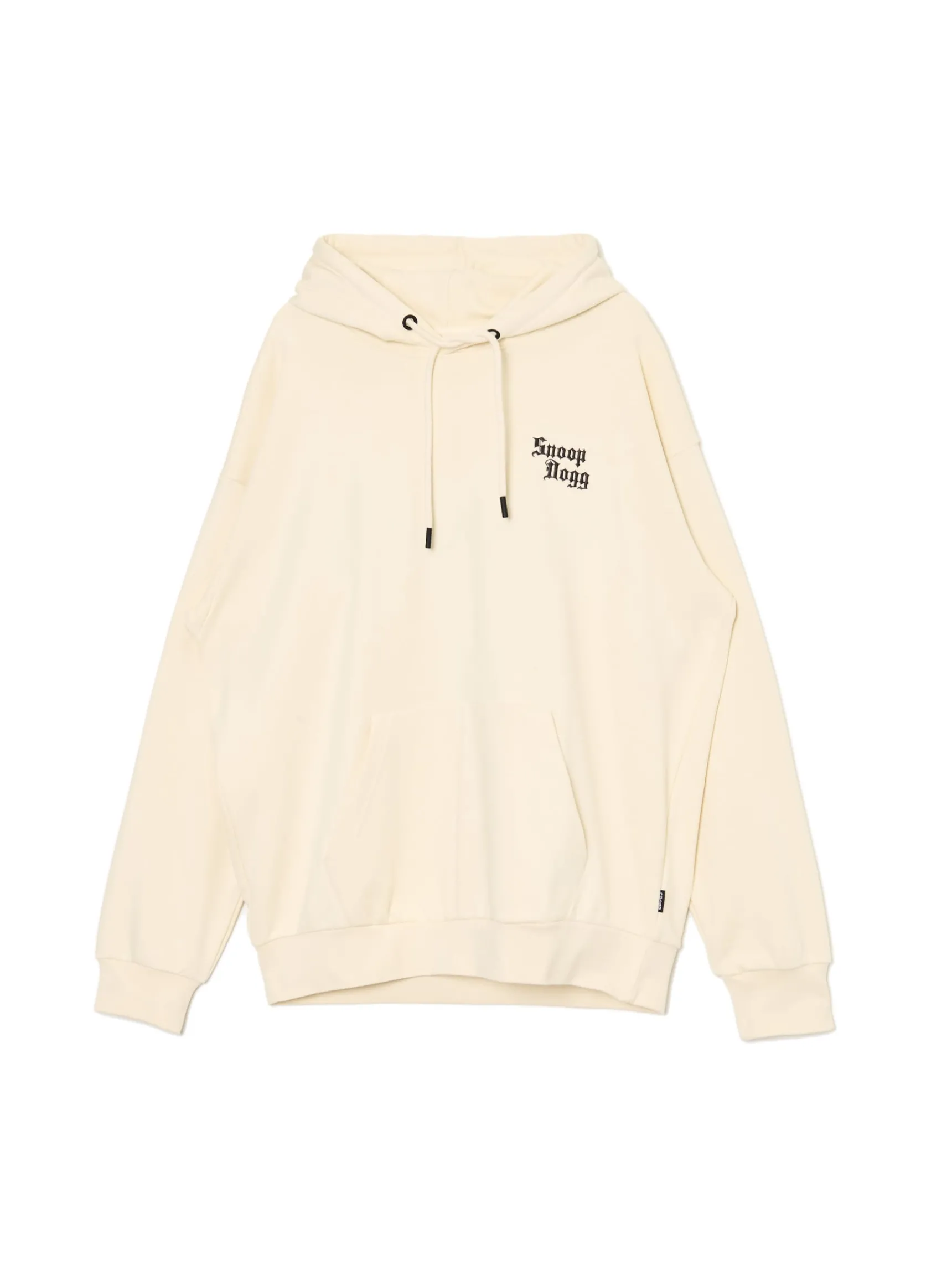 Best Cropp Bluza z kapturem Snoop Dogg kremowy