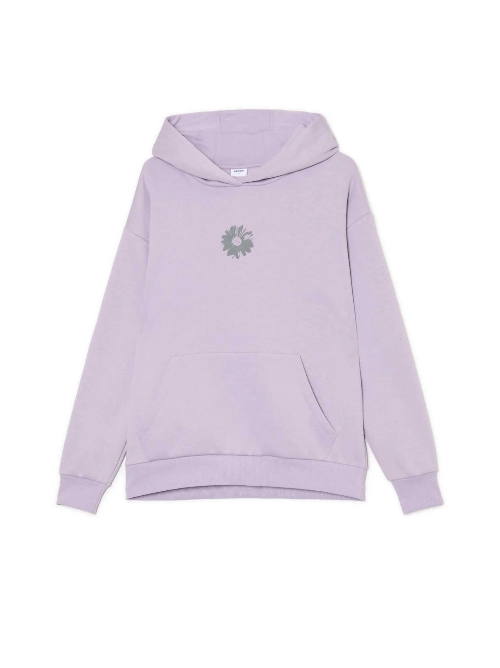 Fashion Cropp Bluza z motywem kwiatu fioletowy