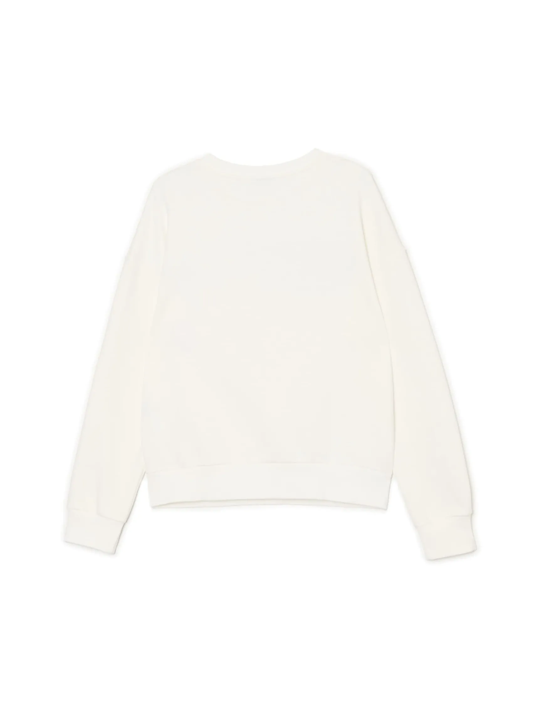 Online Cropp Bluza z nadrukiem cherry kremowy