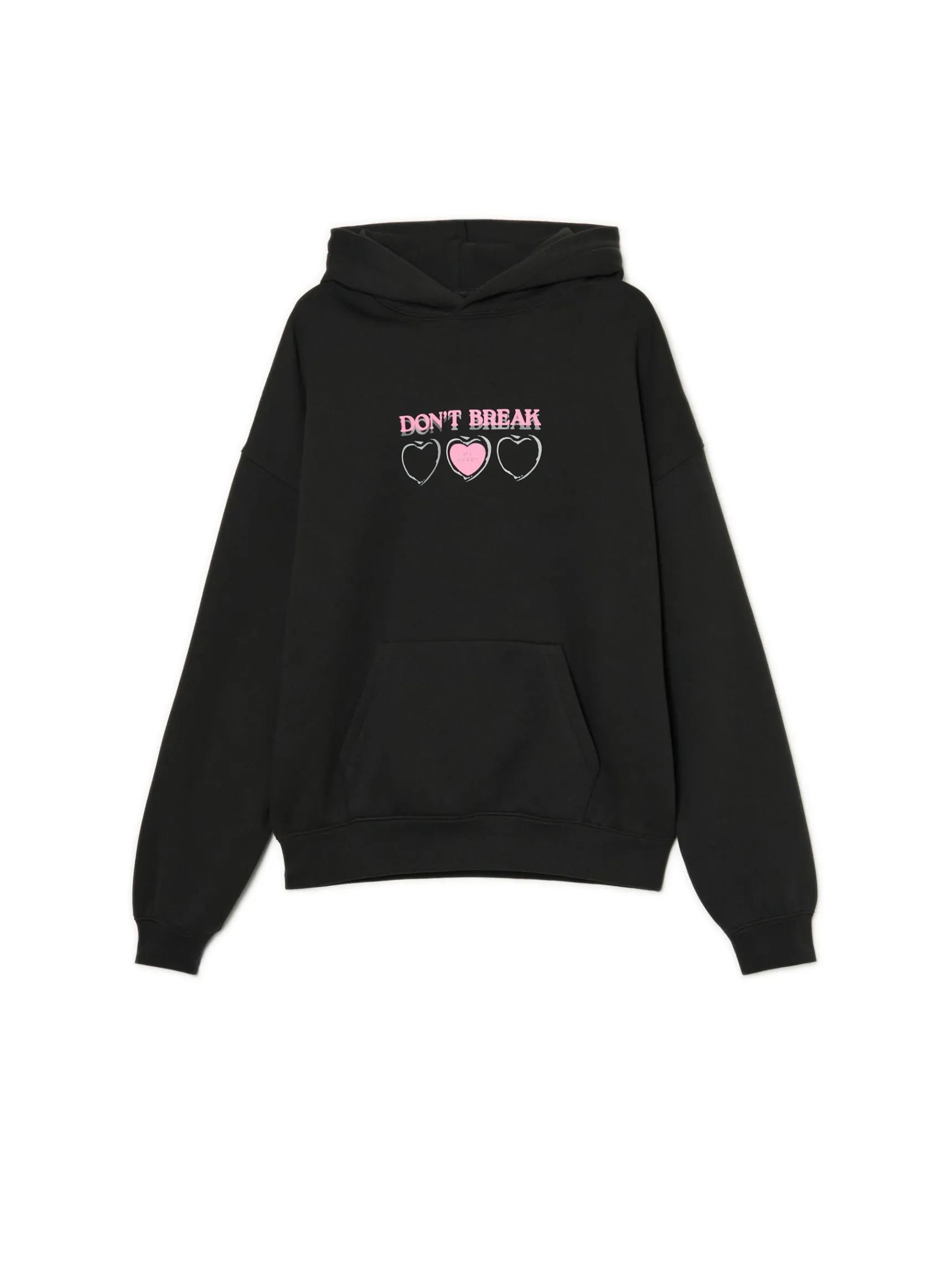 Fashion Cropp Bluza z nadrukiem pluszowego misia czarny