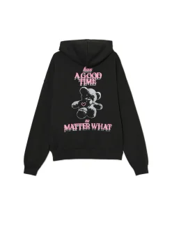 Fashion Cropp Bluza z nadrukiem pluszowego misia czarny