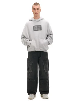 Outlet Cropp Bluza z napisem Keep It Real jasnyszary